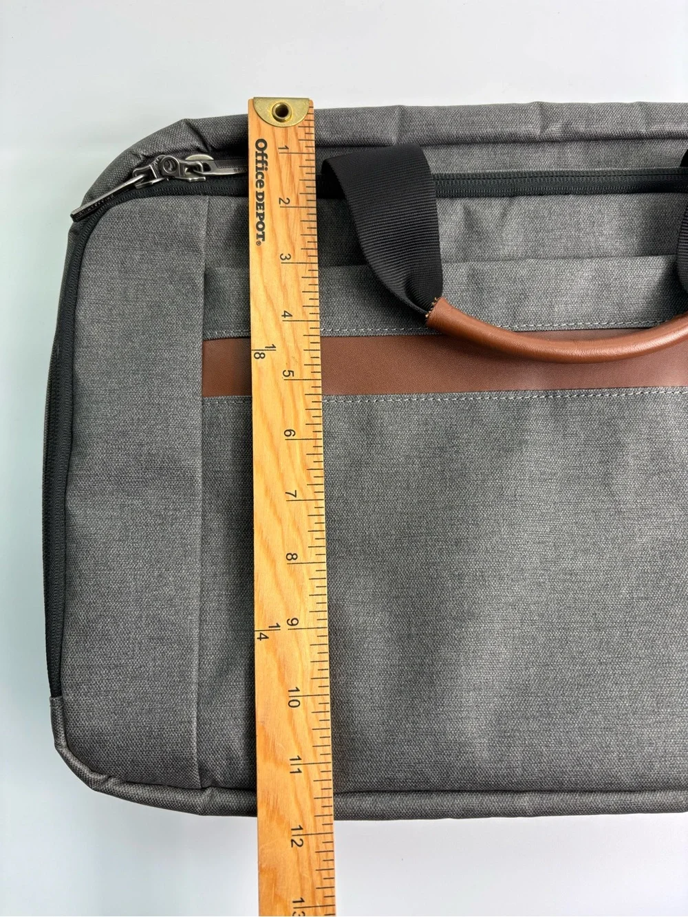 Briggs & Riley Kinzie Street 2.0 Micro Messenger Grey Bag No Shoulder Strap